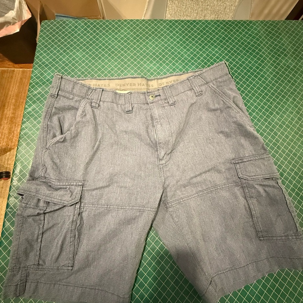Denver Hayes Light Gray Cargo Shorts